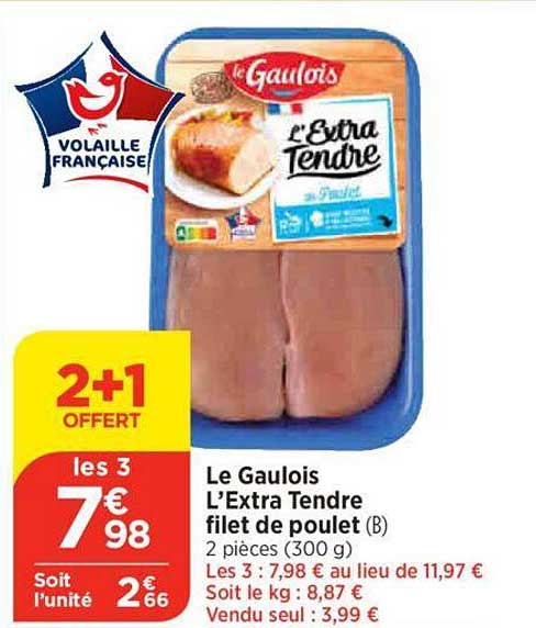 Le Gaulois L'extra Tendre Filet De Poulet