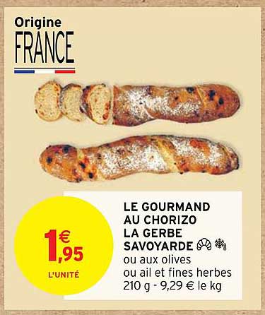 Le Gourmand Au Chorizo La Gerbe Saovyarde