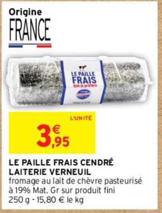 le paille frais cendré laiterie verneuil