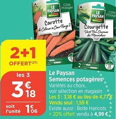 le paysan semences potagères