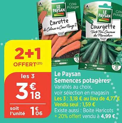 le paysan semences potagères