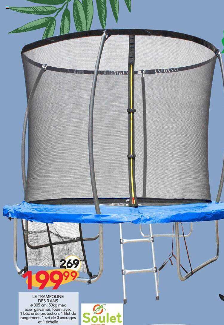 le trampoline dès 3 ans soulet