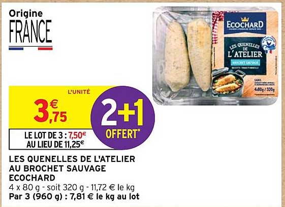 les quenelles de l'atelier au brochet sauvage ecochard