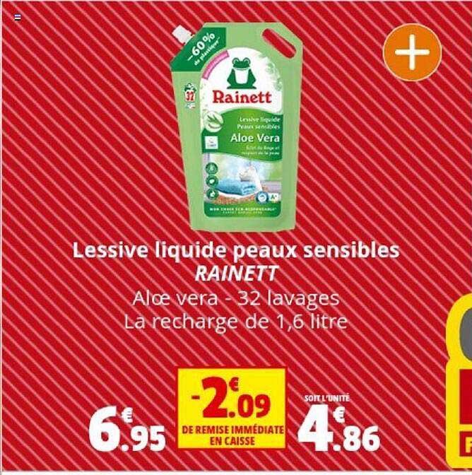 lessive liquide peaux sensibles rainett