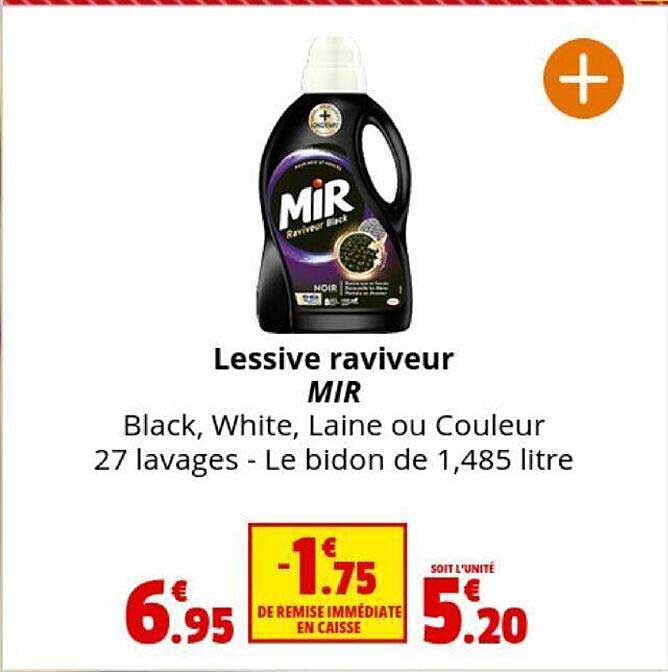 lessive raviveur mir