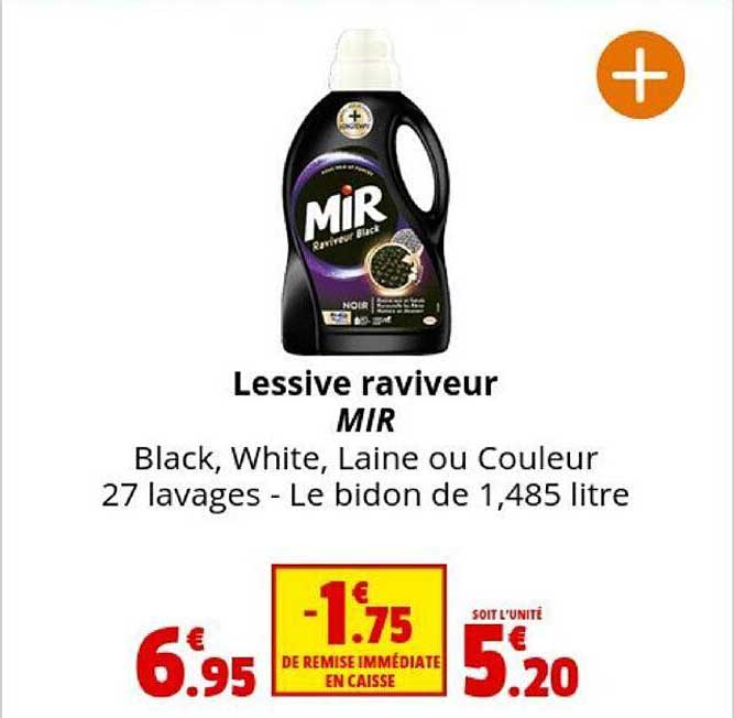 lessive raviveur mir