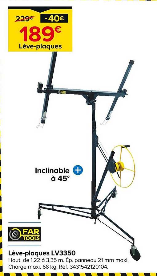 lève-plaques lv3350 far tools