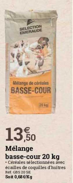 mélange basse-cour 20 kg