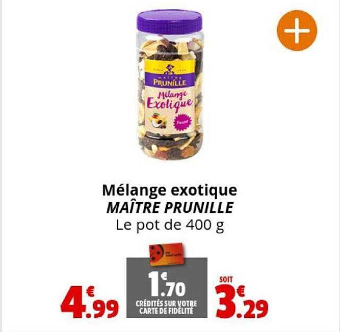 mélange exotique maître prunille