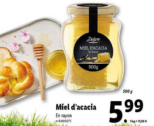 deluxe miel d'acacia