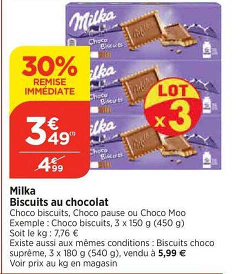 Milka Biscuits Au Chocolat