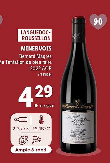 minervois bernard magrez ma tentation de bien faire 2022 aop