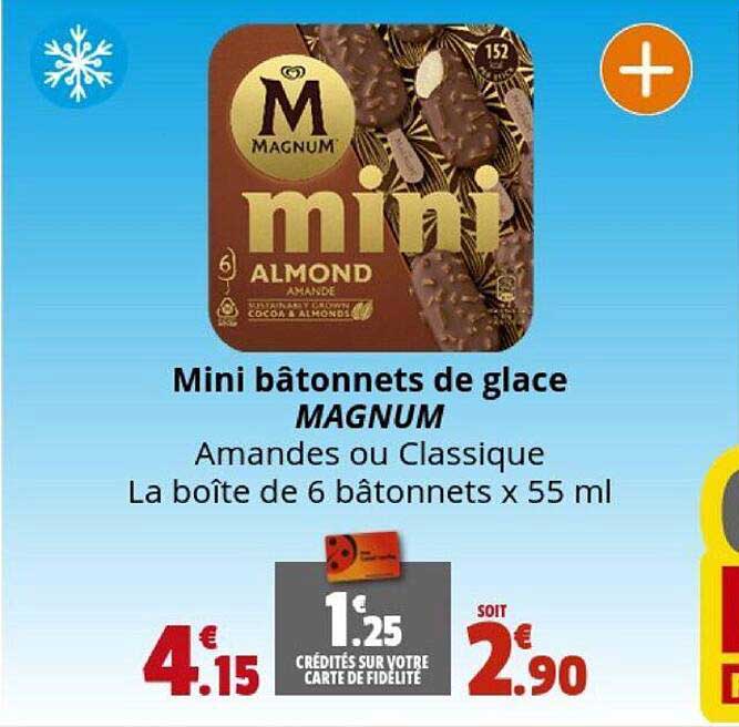 Mini Bâtonnets De Glace Magnum