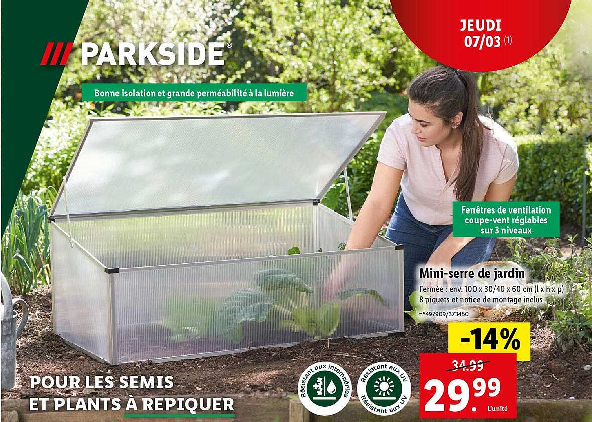 mini-serre de jardin