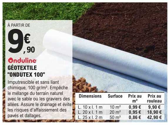 Onduline Géotextile "ondutex 100"