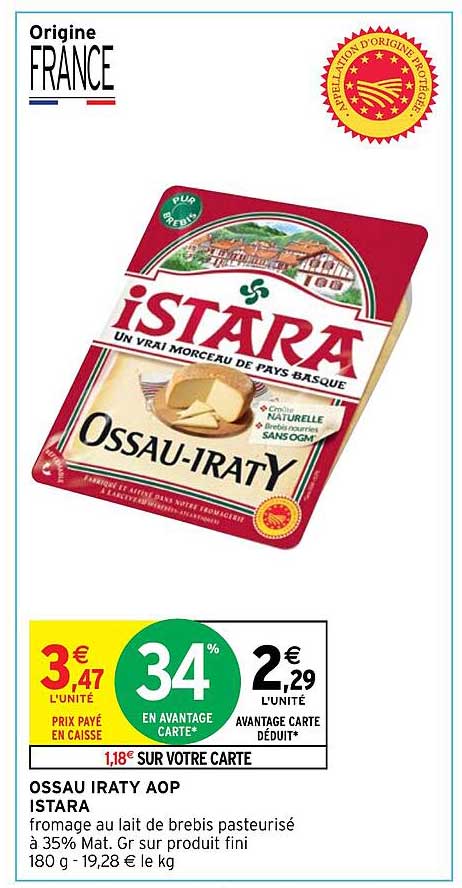ossau iraty aop istara