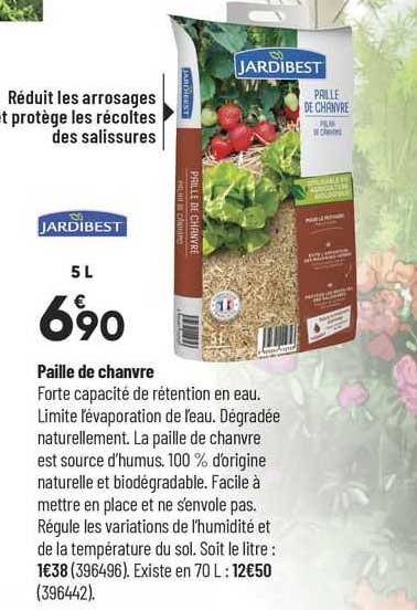 paille de chanvre jardibest