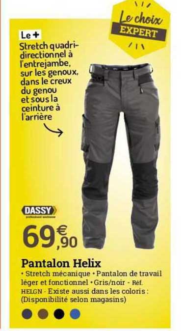 pantalon helix dassy