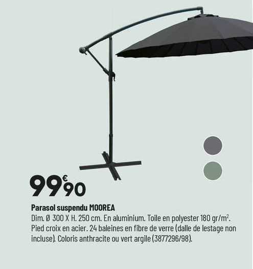 parasol suspendu moorea