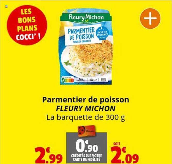parmentier de poisson fleury michon