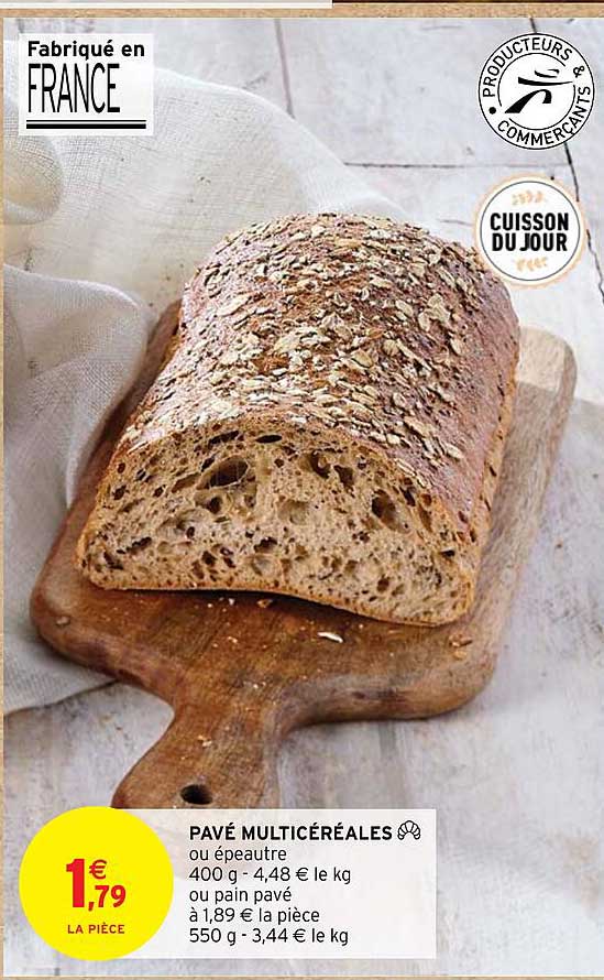 Pavé Multicéréales