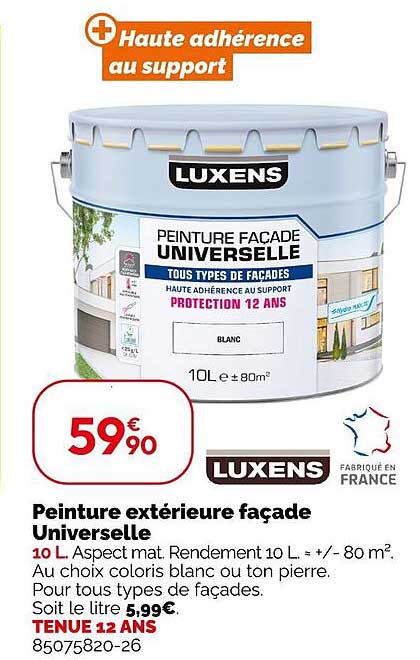 Peinture Extérieur Façade Universelle Luxens