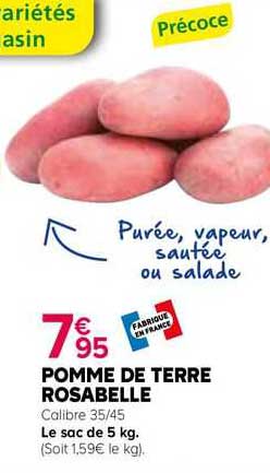 pomme de terre rosabelle
