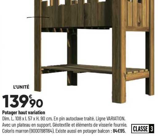 potager haut variation