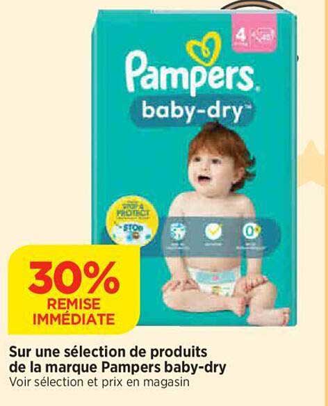produits de la marque pampers baby-dry