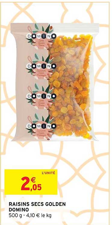 Raisins Secs Golden Domino