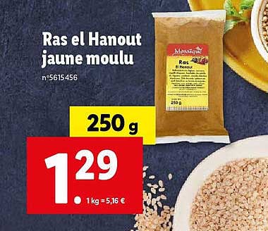 Ras El Hanout Jaune Moulu