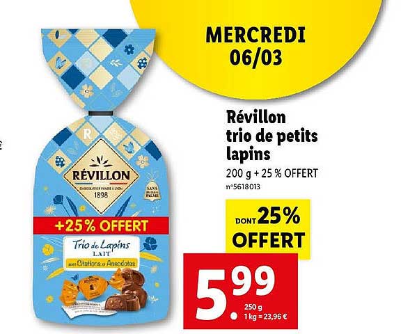 Révillon Trio De Petits Lapins