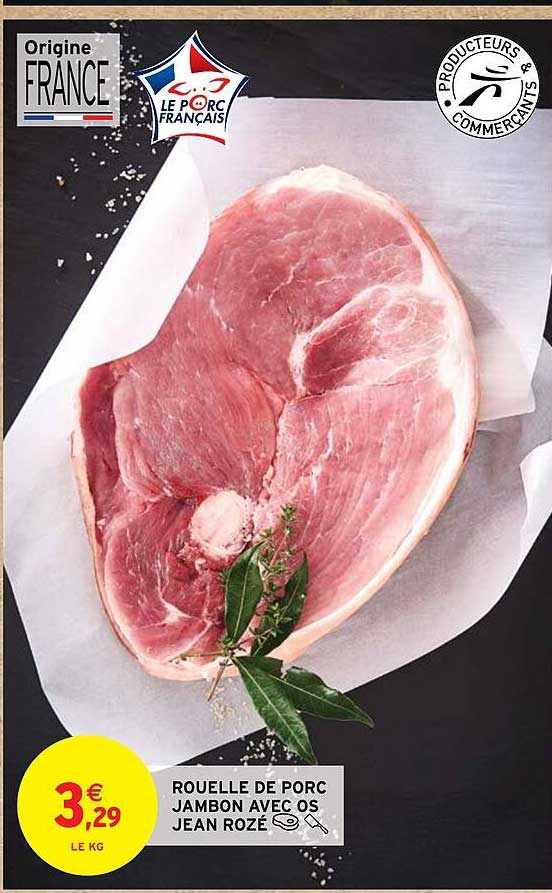 rouelle de porc jambon avec os jean rozé