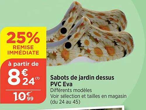 Sabots De Jardin Dessus Pvc Eva