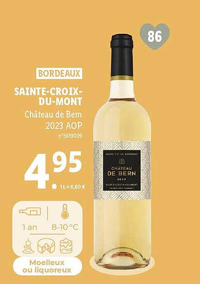 sainte-croix-du-mont château de bem 2023 aop