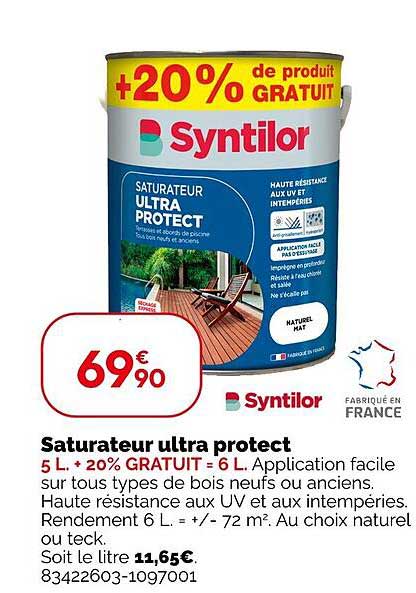 Saturateur Ultra Protect Syntilor
