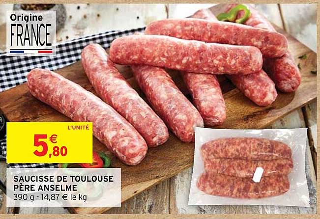 saucisse de toulouse père anselme