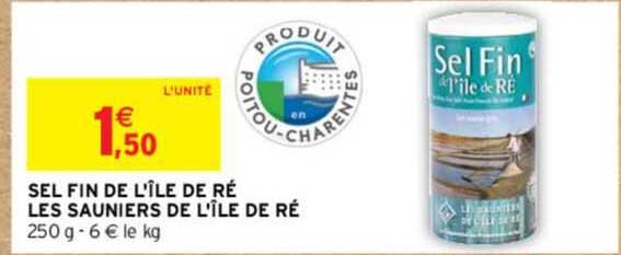 sel fin de l'île de ré les sauniers de l'île de ré
