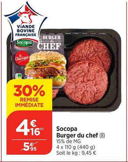 Socopa Burger De Chef