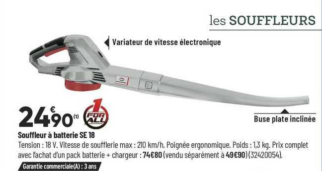souffleur à batterie se 18 1 for all