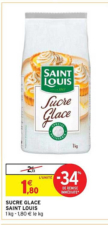 sucre glace saint louis