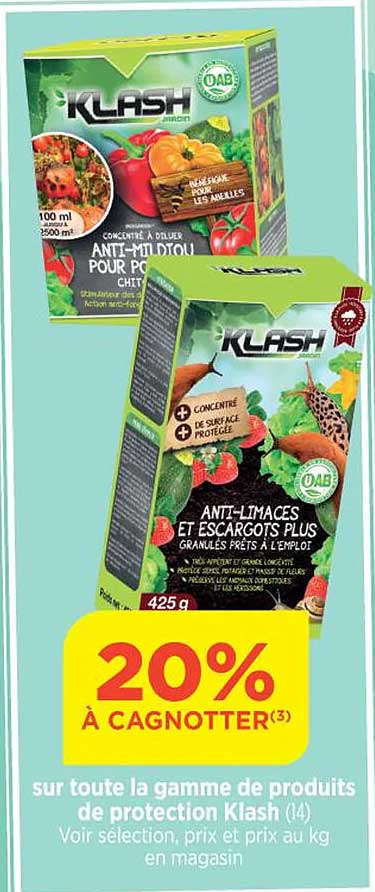 Sur Toute La Gamme De Produits De Protection Klash