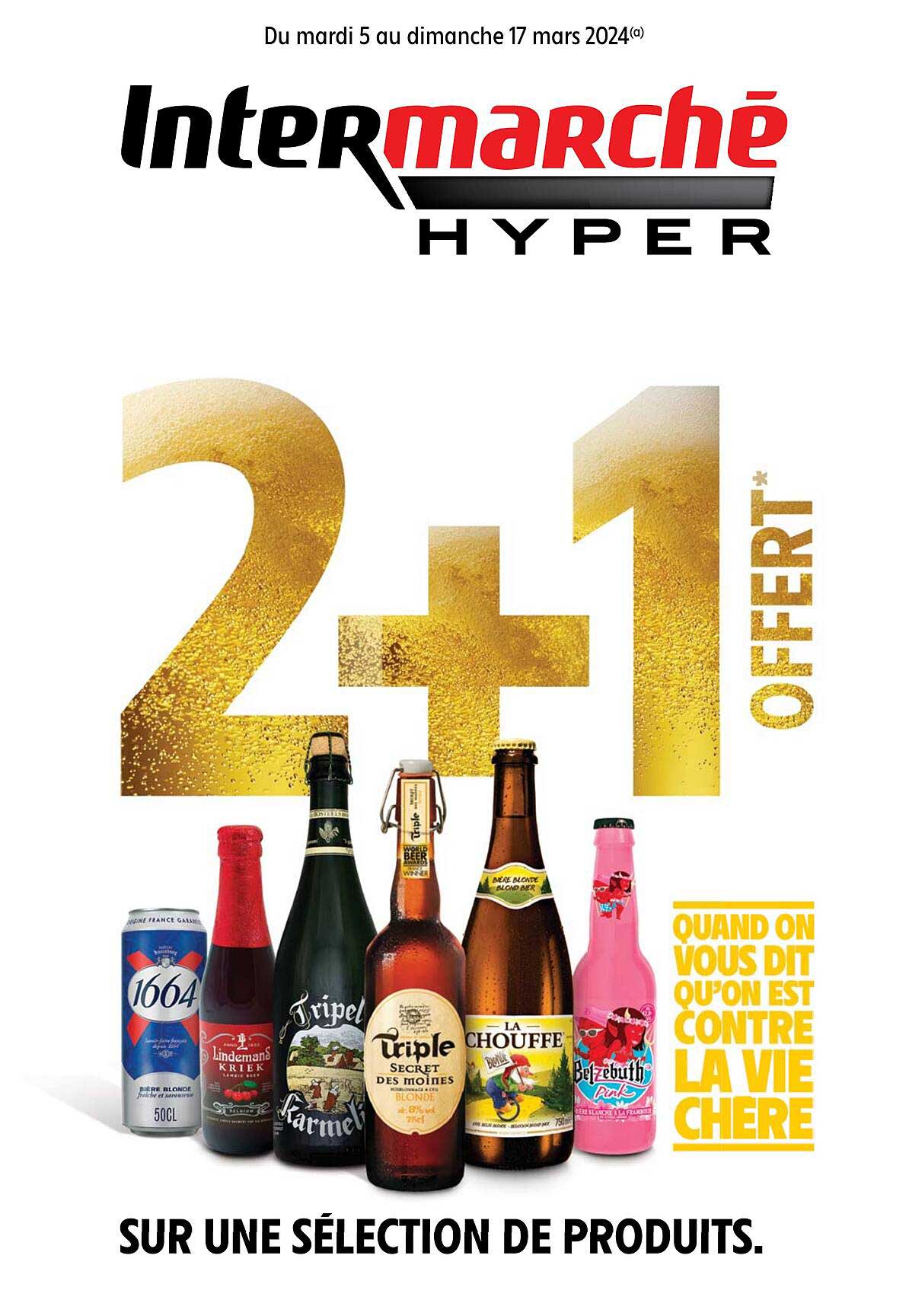 sur une sélection de produits.