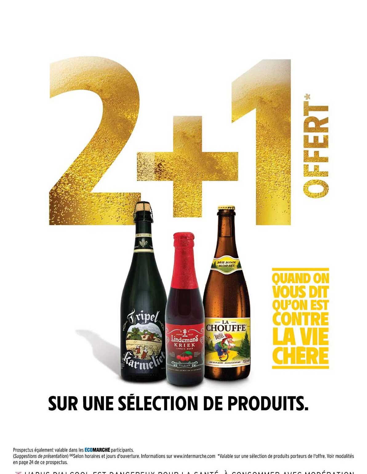 sur une sélection de produits.