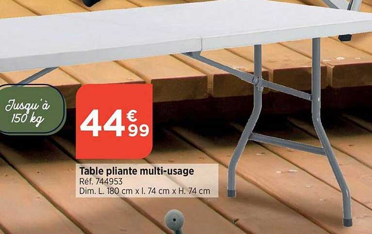 Table Pliante Multi-usage