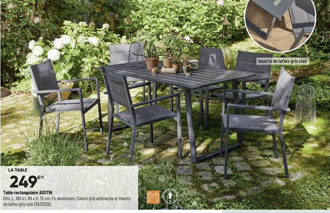 Table Rectangulaire Austin