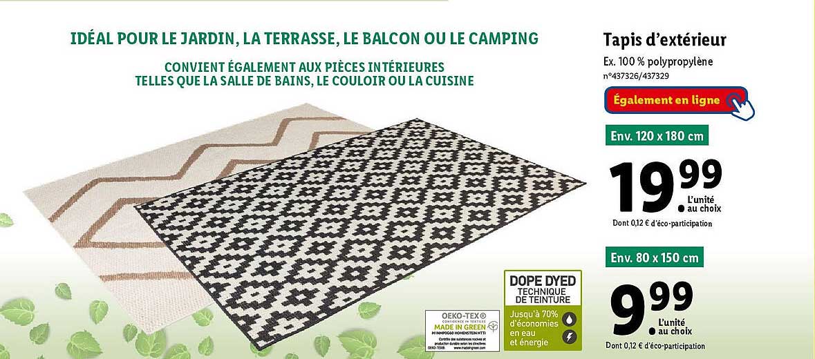 tapis d'extérieur