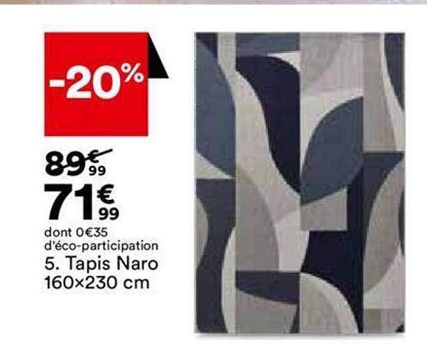 tapis naro 160x230 cm