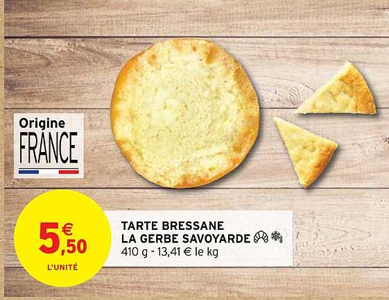 tarte bressane la gerbe savoyarde