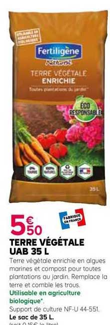 terre végétale uab 35 l